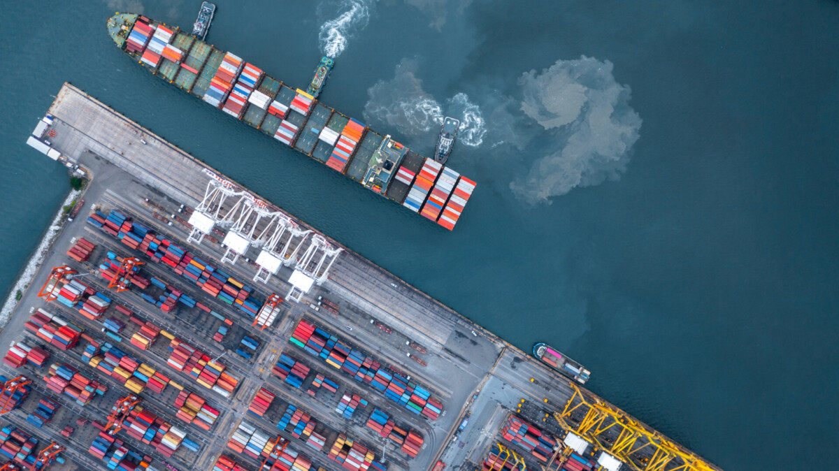 Container cargo ship global business logistic import export tran - ESG Journal